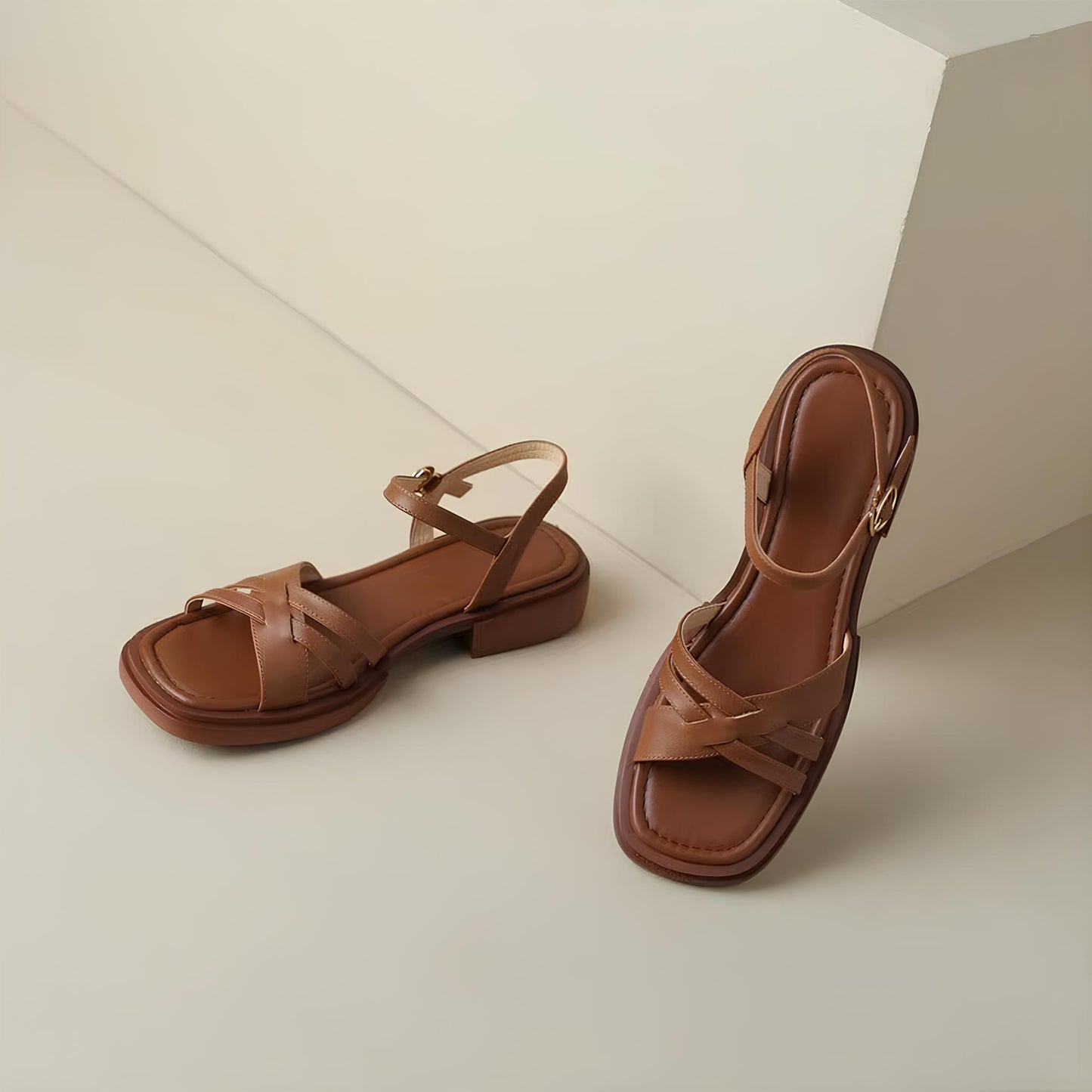 Velia Low Heel Sandals