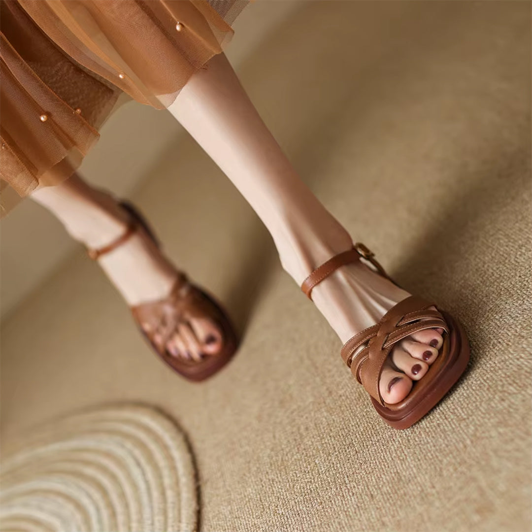 Velia Low Heel Sandals