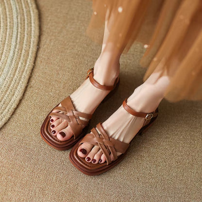 Velia Low Heel Sandals