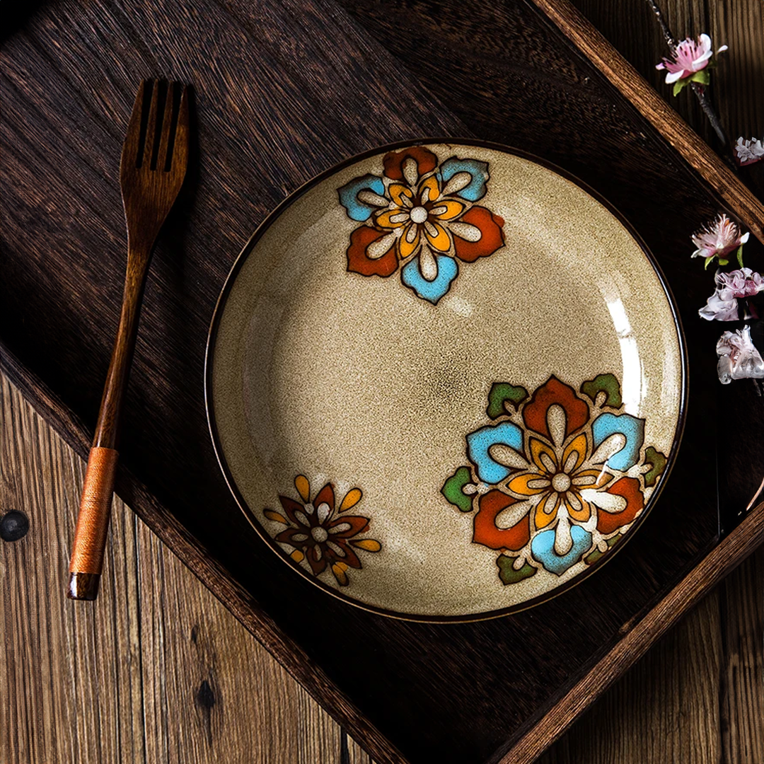 Vintage Hand-Painted Plate