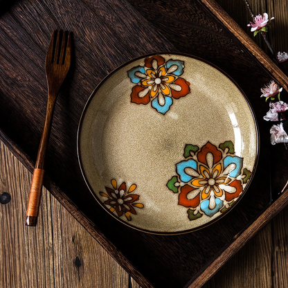 Vintage Hand-Painted Plate