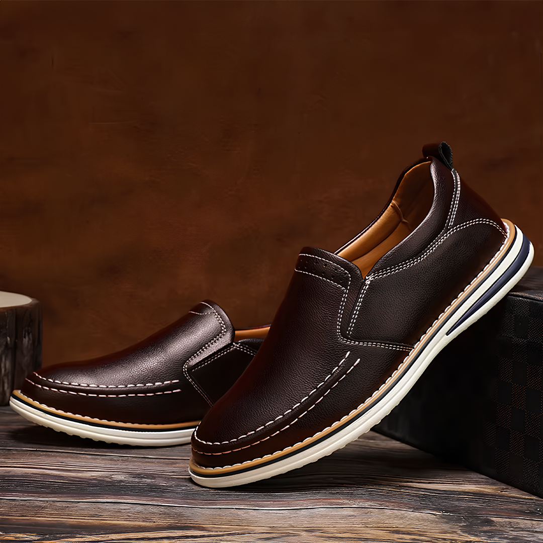 Oxfórd Leather Loafers